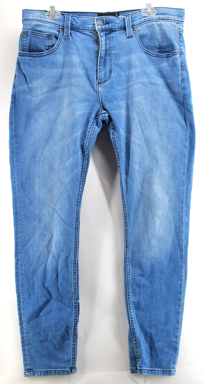 Rolla's Stinger Skinny Fit Jeans Mens 34X32 Light Blue Denim Pockets Casual Punk